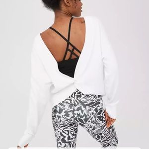 Aerie Offline Twist Back Sweatshirt